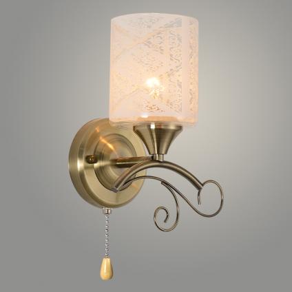 Бра XA1284/1W AB бронза 1х60W E27 d165 h230, HN25